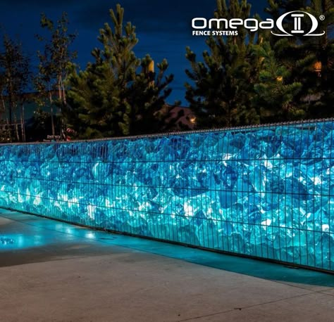 One of the panels we have been selling for years, the Evolution, has been used to create new additions to the family of offerings – our Gabion Fencing. We consider our customers, specifiers and installers a part of our family as well and welcome any new ideas! Gabion Wall Design, Gabion Retaining Wall, Fire Lighting, Gabion Fence, Decorative Fence, Water Feature Wall, Wall Fires, Fence Doors, Natural Fence