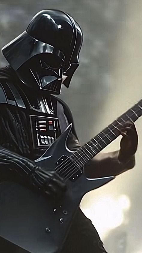 Darth Vader Guitar, Playing The Guitar, Rage Against The Machine, The Machine, Bass Guitar, Bass, Darth Vader, Star Wars, Guitar