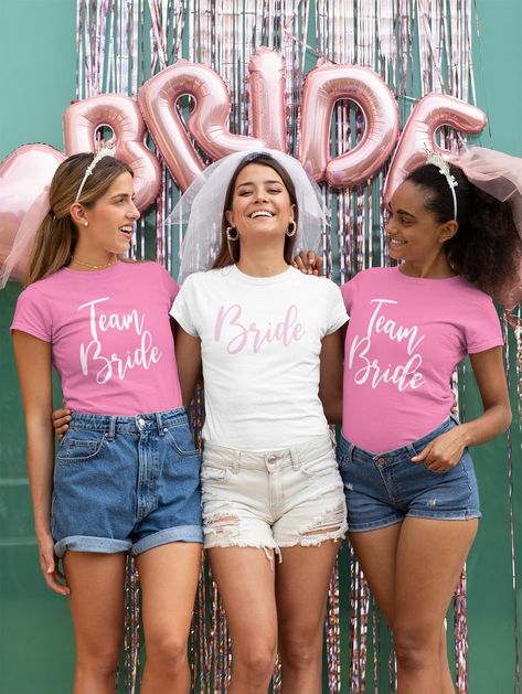 Veuve Before Vows Bachelorette, Funny Matching Outfits, Bride Tribe Shirt, Bride Squad Shirt, Bride Friend, Bridesmaid Tshirts, Bride Tee, Team Bride Shirts, Babe Shirt