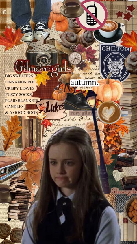 gilmore girls 🍁☕️ #gilmoregirls #rorygilmore #aesthetic #autumn #vibes #fyp #fypshuffle #fall #leaves #tv #show Chilton Gilmore Girls, Gilmore Girls Art, Rory Gilmore Style, Plaid Blankets, Aesthetic Autumn, Big Sweaters, Healthy Lifestyle Inspiration, Nerd Girl, Rory Gilmore