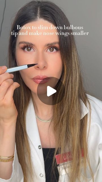 Dr Rebecka Gardell on Instagram: "Would you consider botox in the nose to make it slimmer?" Botox Nose Job, Nose Botox Before And After, Nose Filler Before After, Botox Nose, Nose Slimmer, Aesthetic Nursing, Botox Results, Nose Fillers, Botox Before And After