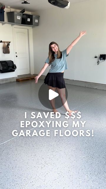 Diy Epoxy Garage Floor, Diy Garage Floor Epoxy, Epoxy Garage Floor Ideas, Diy Epoxy Floor, Garage Epoxy Floor, Garage Floor Ideas, Garage Flooring Ideas, Garage Floors Diy, Painting Basement Floors