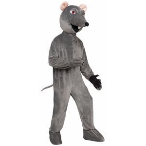 Rat Mascot Jumpsuit Adult Unisex Costume - 394856 | trendyhalloween.com Goofy Costume, Rat Costume, Mouse Costume, Celebrity Style Red Carpet, Trendy Halloween, Big Head, Pinterest Ads, The Outfit, Animes Yandere