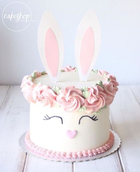 3d Dort, 2023 Birthday, Bunny Birthday Cake, Easter Birthday Party, Bunny Birthday Party, Easter Bunny Cake, Rabbit Cake, Easter Baking, Animal Cakes