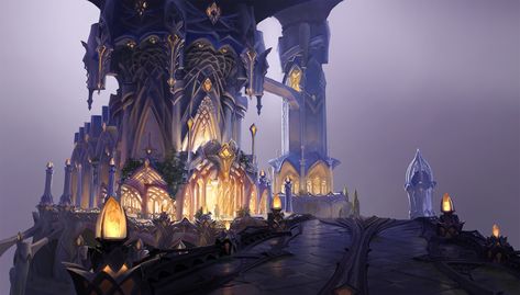 ArtStation - p.t Fantasy Buildings, Anime Landscape, Concept Background, Dnd Ideas, Fantasy Worlds, Punk Aesthetic, Elf House, Fantasy City, Fantasy Inspiration