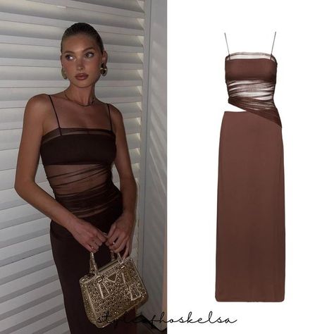 Prada Vintage Dress, Vintage Prada Dress, Christopher Esber Dress, Minimal Summer Outfits, Hermes Dress, Revolve Dress, Prada Style, Prada Vintage, Prada Dress