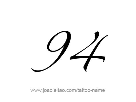 I wanna get this on my left leg above my ankle for my best friend, because 1994 is the year we met and became friends :) 1994 Lettering Tattoo, 1994 Tattoo, Leg Tattoos Small, Tattoo Font Styles, Number Tattoo Fonts, Meaningful Word Tattoos, Tattoos With Names, Cute Foot Tattoos, Tattoo Number