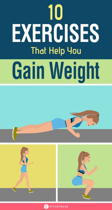 Top 10 Exercises That Help You Gain Weight: When a person exercises appropriately, then the food consumed gets utilized and converted into muscle mass which helps in building a good and healthy body. People with a desire to put on weight are required to exercise sensibly, as it is one of the most important aspects of gaining weight. #Health #Fitness #Exercises #WeightGain Tips To Gain Weight, Ways To Gain Weight, Healthy Weight Gain Foods, Weight Gain Journey, Weight Gain Workout, Weight Gain Diet, Healthy Weight Gain, Put On Weight, Weights For Women