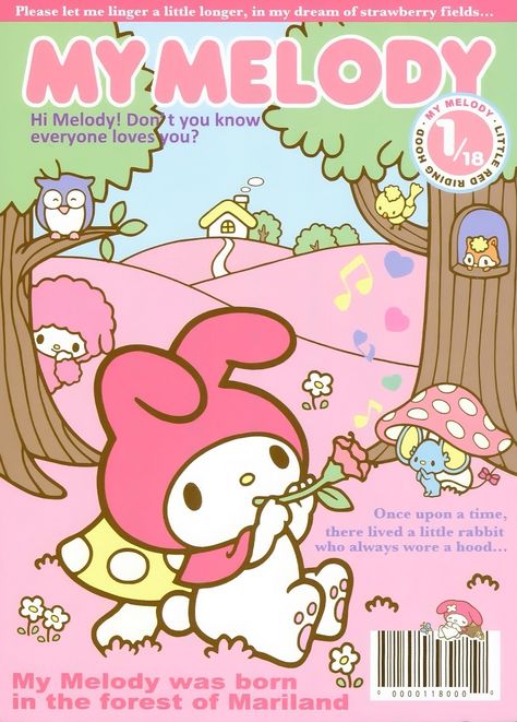 Pastel Poster, Japanese Poster Design, My Melody Wallpaper, Melody Hello Kitty, Sweet Baby Girl, Hello Kitty Art, Poster Room, Pink Posters, Sanrio Wallpaper