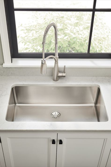 Wide Sink Kitchen, Kitchen Sink Overmount, Deep Undermount Kitchen Sink, Steel Sink Kitchen Stainless, Off Center Kitchen Sink, Stainless Undermount Kitchen Sink, Kitchen Sink Design Stainless Steel, White Kitchen Stainless Steel Sink, Large Kitchen Sink Ideas