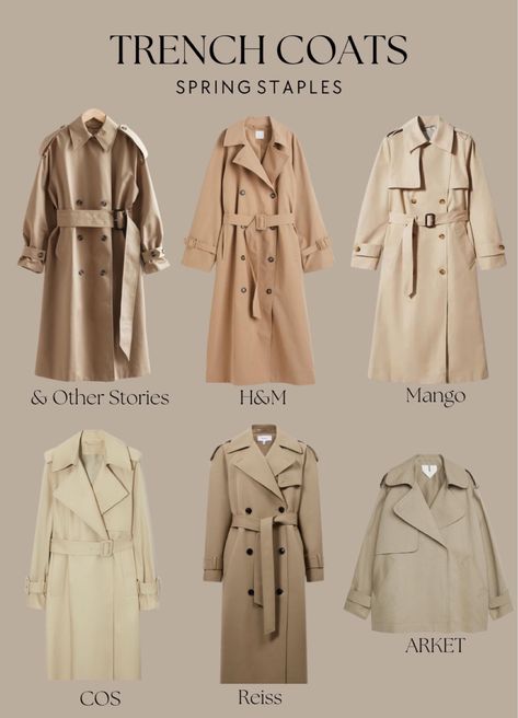 Double-breasted Trench Coat curated on LTK Korean Fashion Trench Coat, How To Style Long Beige Coat, Double Breasted Trench Coat Women, Modern Trench Coat Women, Beige Trench Coat Outfit Women, Winter Coat Dress Outfit, How To Style Coats Casual, Trendy Coats For Women 2024, Classic Trench Coats Women