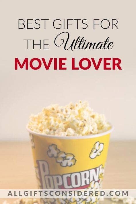 21 Best Movie Lover Gifts (Director's Cut) » All Gifts Considered Gifts For Movie Lovers, Popcorn Buckets, Movie Night Gift Basket, Best Chairs, Movie Night Gift, Movie Lover Gift, Cool Gifts For Teens, Film Lovers, Film Buff