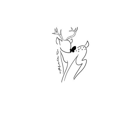 Bambi Fine Line Tattoo, Psalm 42 Tattoo, Reindeer Tattoo Small, Deer Fine Line Tattoo, Minimal Deer Tattoo, Small Deer Tattoos For Women, Dainty Deer Tattoo, Fawn Tattoo Minimalist, Doe Tattoo Simple