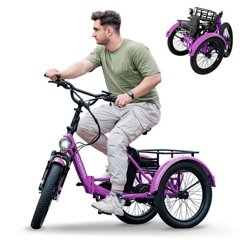 Mobility Walkers, Foldable Bike, Foldable Bikes, Electric Trike, Electric Tricycle, Mini Electric, 3rd Wheel, Fat Tire, Electric Motorcycle