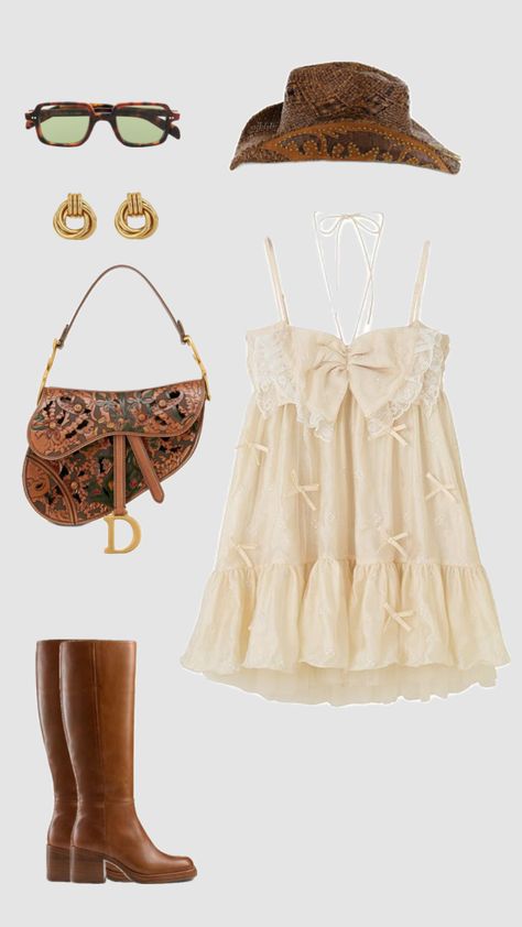 Look Boho Chic, Fest Outfits, Looks Country, Nashville Outfits, Western Style Outfits, Western Outfits Women, Country Outfits, Looks Style, Lookbook Outfits