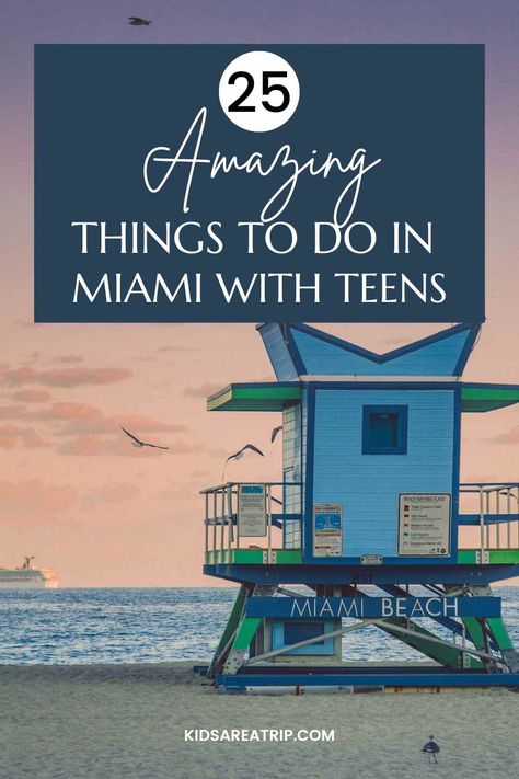 If you're planning a trip to Miami with teens, you're in for a treat. With delicious food, fabulous beaches, and unique attractions, we are sure your teens won't complain. Here are some of our favorite things to do in Miami with teens. - Kids Are A Trip |Miami things to do in| Miami Beach with teens| what to do in Miami with teens| Miami vacation with teens| Miami for teens| where to stay in Miami with teens Miami With Kids, Where To Stay In Miami, What To Do In Miami, Trip To Miami, Things To Do In Miami, Miami Vacation, Diy Water Fountain, Us Travel Destinations, Fun Family Activities