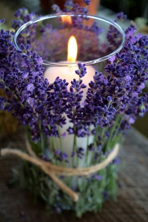 Fleurs Diy, Wedding Themes Fall, Wallpaper Tumblr, Wedding Centerpieces Diy, Wedding Table Decorations, Lavender Wedding, Diy Centerpieces, Deco Floral, Flower Candle