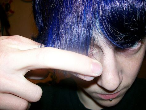 Which Manic Panic colors would show without bleaching? Manic Panic Blue Steel, Medium Dark Brown Hair, Manic Panic Colors, My Icon, Manic Panic, Blue Steel, Dark Brown Hair, Dark Hair, My Hair