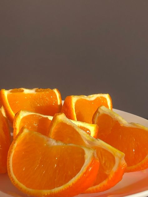 Orange Slices Aesthetic, Orange Things Aesthetic, Orange Aesthetic Fruit, Orange Fruit Aesthetic, Orange Snacks, Orange Foods, Fruits Aesthetic, Orange Items, Oranges Fruit