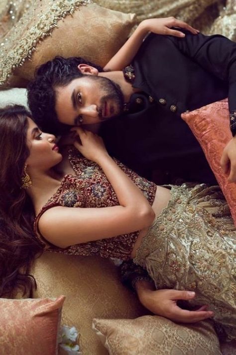 Pakistani industry most beautiful and loving couple #Sajal and #Ahad  latest romantic wedding photo shoot Ahad Raza Mir, Pengantin India, Indian Wedding Bride, Desi Wedding Dresses, Couple Wedding Dress, Indian Wedding Couple, Bride Photoshoot, Wedding Couple Photos, Sajal Ali