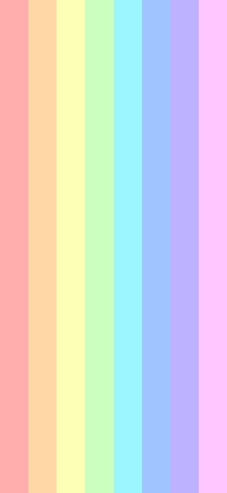 Pastel Rainbow Color Palette - ColorKit Pastel Colors Rainbow, Unicorn Colors Palette, Rainbow Color Palette Pastel, Pastel Fairy Color Palette, Rainbow Pallete Colour, Pastel Color Background Aesthetic, Clown Colour Palette, Pastel Rainbow Colour Palette, Pastel Rainbow Mural