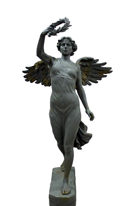 Nike Goddess Of Victory Statue, Nike Mythology, Nike Sculpture, Nike Greek Goddess, Nike Statue, Greek Goddess Nike, Goddess Of Victory Nike, Victory Statue, Nike Goddess