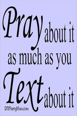 Teach your kids to "Pray about it as much as you Text about it" with this prayer lesson enhancer. This printable tag is perfect for your next lesson on prayer. Teach Me To Pray, Pray About It, Pray For Me, Easy Lessons, Positive Inspiration, Printable Tags, Mom Blogs, Printables Kids, Heavenly Father