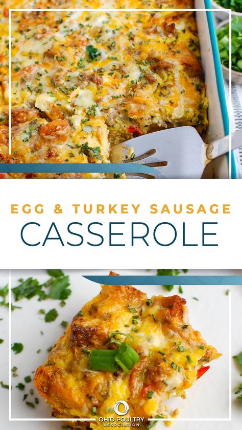 Egg Turkey Sausage Casserole, Ground Turkey Egg Casserole, Turkey And Egg Breakfast Casserole, Breakfast Ideas With Turkey Sausage, Turkey Sausage And Eggs Breakfast, Ground Turkey Egg Bake, Eggs And Turkey Sausage, Egg And Turkey Breakfast, Ground Turkey And Eggs Breakfast