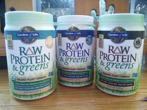 Garden of Life RAW Protein & greens! #protein #healthy #GardenofLife Green Shake Recipe, Green Shakes, Raw Protein, Quick Protein, Healthy Green Smoothies, Garden Life, Protein Shake Recipes, New Garden, Nutrient Dense Food