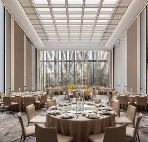 Ballroom Interior Design Modern, Hotel Ballroom Interior Design, Banquet Hall Design Interiors Luxury, Hotel Conference Rooms, Ballroom Modern, Ballroom Design, Residential Building Plan, Community Hall, Space Hotel