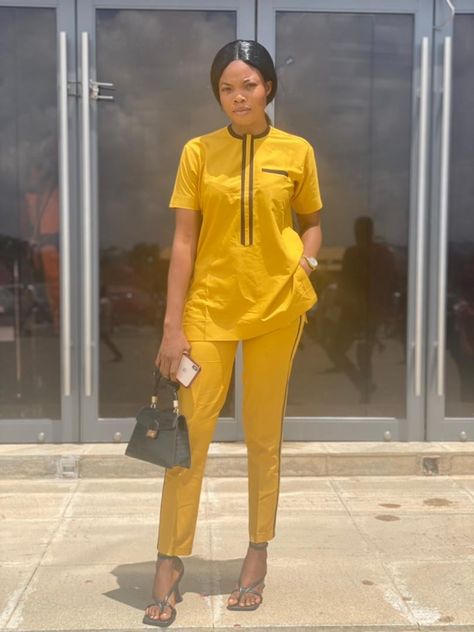 Senator Styles For Women, Senator Styles For Ladies, Female Senator Styles, Agbada Designs For Men, Female Senator Wears, Agbada Design, Senator Styles, Couples African Outfits, Boss Fashion