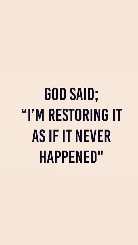 Gods Restoration Quotes, Give Grace To Others, God Has You, God Restores Quotes, Restore Quotes, God Strengthen Me, Restoration Quotes, Spiritual Journey Quotes, Gods Grace Quotes