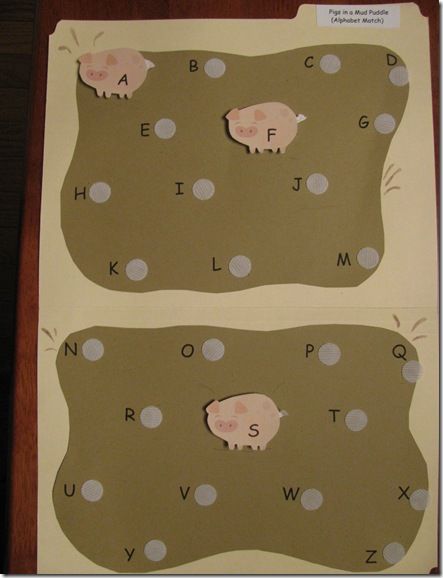 Alphabet Matching Game, Farm Lessons, Farm Theme Preschool, Mud Puddle, Farm Unit, Farm Animals Theme, Farm Preschool, File Folder Activities, Farm School