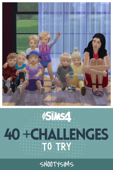 Challenges To Do In The Sims 4, Meet And Mingle Sims 4, Sims 4 Family Inspiration, Sims 4 Family Dynamics Challenge, Sims Legacy Challenge Rules, Sims 4 Family Challenges, What To Do In Sims 4, How To Make The Sims 4 More Fun, What To Do In Sims 4 When Bored