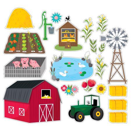 Farm Bulletin Board, Farm Classroom Theme, Growing Crops, Creative Teaching Press, Happy Farm, Farm Fun, Animals Farm, Early Childhood Classrooms, Coloring Calendar