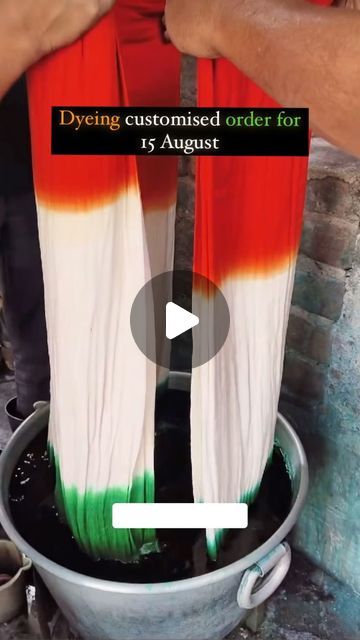 SB Handloom® on Instagram: "15 August customised order 🇮🇳.. 
We received an order from our dear client… so you can also order quickly for yourself for 15th August✌🏻
.
.
#15august #15agust2024 #15agustspecial  #independenceday #sale #cottonsaree"