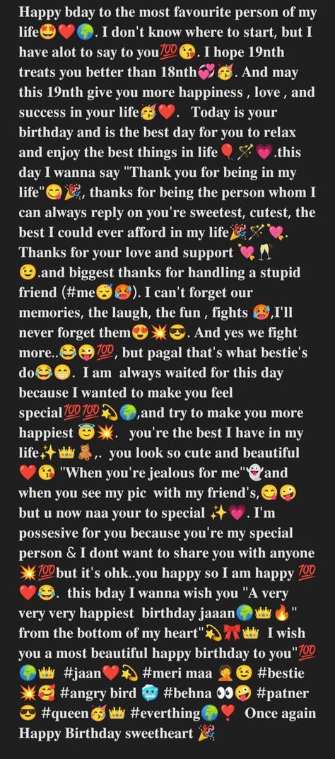 Bestie's Birthday Wishes, My Friend Birthday Wishes, Happy Birthday Love Quotes For Her, Birthday Wishes My Love Life, Birthday Wishes To Your Love, Best Friend Wishes Birthday Text, Best Wishes For Best Friend Birthday, Love Happy Birthday Wishes, Birthday Wishes For My Boyfriend Love