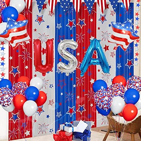 4th Of July Photo Booth, Firework Stands, 4th Of July Photos, Party Hardy, Events Ideas, Summer Stuff, July Birthday, Patriotic Party, Balloon Backdrop