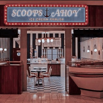 Scoops Ahoy Aesthetic, Stranger Things Scoops Ahoy, 80’s Aesthetic, Scoops Ahoy, Stranger Things Season 3, Stranger Things Tv, 80s Vibes, Stranger Things Characters, 80s Aesthetic