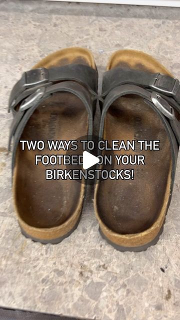 Broadway Shoe Repair on Instagram: "Alright folks- here is a follow up video from last week’s Tuneup Tuesday!   We did not clean the footbed last week in our video and we do not offer this service in store BUT this video shows you how you can do it yourself at home with just a few simple products/tools! Let us know what you think. Which method would you use?   #birkenstock #sandal #birkenstockcare #shoeporn #shoeaddict #birkenstockarizona #shoerepair #supportlocalyxe" Cleaning Birkenstock Footbed, How To Style Birkenstock, Birkenstock Cleaning Diy, Styling Birkenstock Sandals, Clean Birkenstock Footbed, Cleaning Birkenstock Sandals, How To Clean Birkenstocks Footbed, How To Style Birkenstock Sandals, Birkenstocks With Dress