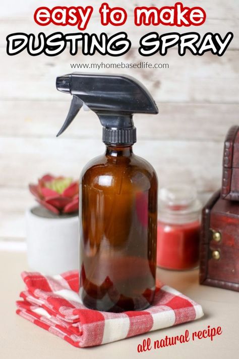 Homemade Dusting Spray | Dust Cleaner Diy, Diy Dusting Spray, Homemade Dusting Spray, Diy Sprayer, Dusting Spray, Diy Sprays, Cleaning Dust, Distilled White Vinegar, Diy Cleaners