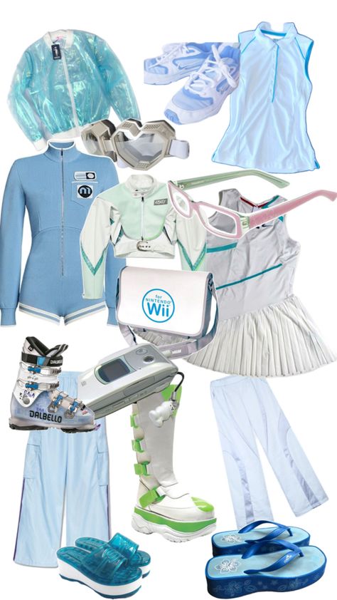 Frutiger Aero, Aesthetic Fits, Futuristic Fashion, Mood Board Fashion, Really Cute Outfits, 2000s Fashion, Character Outfits, Lookbook Outfits, Dream Clothes