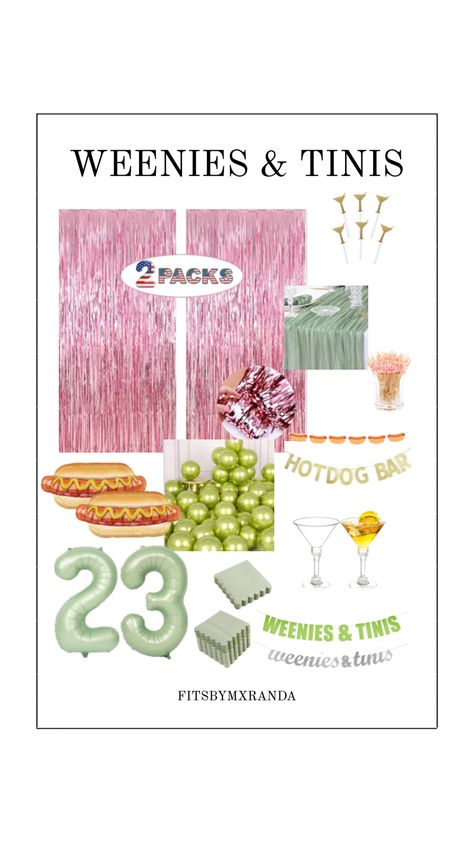 WEENIES & TINIS PARTY DECOR | LINKED IN BIO #decor #decorinspo #party #martini Martini Bar Party, Dog Christmas Photos, Martini Party, 30th Birthday Themes, 21st Bday Ideas, Birthday Dinner Party, Dinner Party Themes, 28th Birthday, 27th Birthday