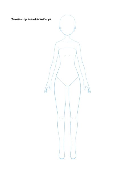 Full Body Base, Drawing Anime Bodies, Chibi Body, V Model, Body Outline, Body Template, Body Shape Drawing, Model Sketch, Drawing Body Poses