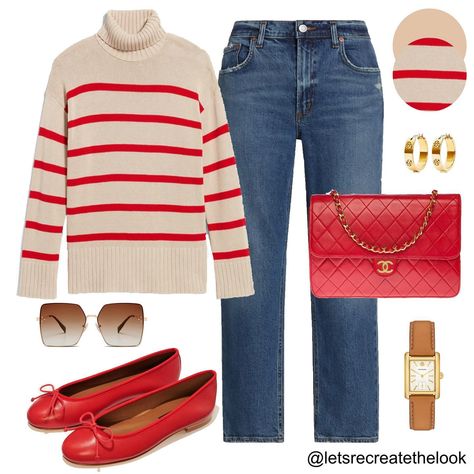 Khaki/Red Stripe Sweater - 7 Outfit Ideas ❤️ Getting ready for the cooler weather! Love the color way and stripes of this sweater. It’s available in regular, tall and petite sizes. Also currently on sale! I can’t wait to style it in real life! Comment RED STRIPES for link. ��🥰 Have a blessed Sunday fashion friends! ❤️ #letsrecreatethelook #outfitideas #styleinspo #outfitinspiration #classicstyle #everydaystyle #agelessstyle #midlifestyle #momstyle #styleover40 #fallstyle A Blessed Sunday, Sunday Fashion, Striped Sweater Outfit, Have A Blessed Sunday, Blessed Sunday, Ageless Style, Fashion Friends, Friends Fashion, Red Stripe