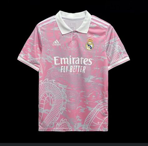 Pink Real Madrid Jersey, Real Madrid Pink Jersey, Real Madrid Jersey, Madrid Jersey, Real Madrid Shirt, Football Jersey Outfit, Miss Perfect, Pink Jersey, Lehenga Designs Simple