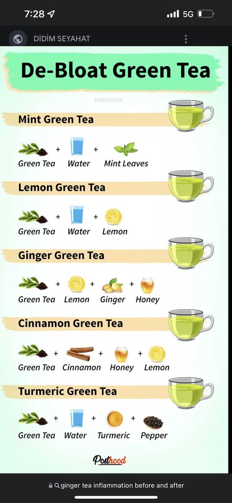 Ginger Green Tea Recipes, Green Tea In The Morning, Lemon Ginger Tea Benefits, Cinnamon Tea Benefits, Cinnamon Green Tea, Recipe With Ginger, Delicious Healthy Salads, Ginger Tea Benefits, Turmeric And Pepper