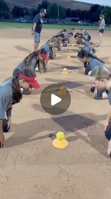 All American Sports Academy - King 12U on Instagram: "We had a great 3.5 hour practice yesterday working on various elements of our offensive and defensive game. It was fun ending the night with a fun yet competitive game….also one of my favorite end of practice games.  @aasateams #playhardworkharder #webeforeme #endofpracticefun #aasateams" Softball Practice Drills 12u, Softball Games For Practice, Fun Softball Drills, Softball Practice, Softball Workouts, Sports Academy, Softball Drills, Baseball Drills, Softball Stuff