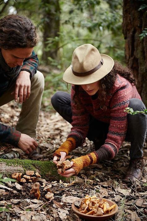 Expressive Reference, Fall Foraging, Picking Mushrooms, Forest Hunter, Forest Hike, Woodland Cottage, Fall Activity, Farm Lifestyle, Mushroom Hunting