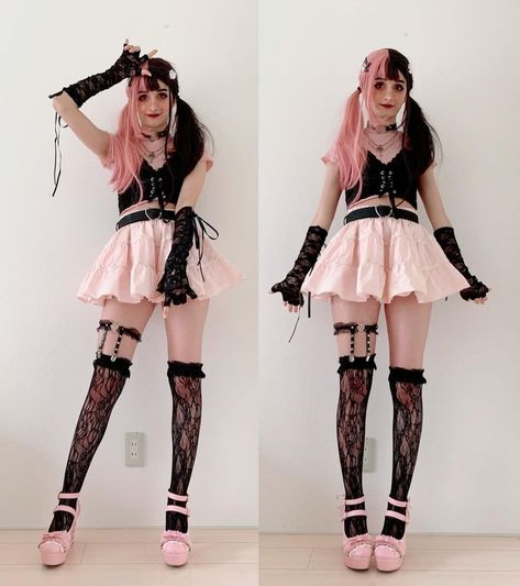 Goth Kawaii Fashion, Pastel Goth Outfits, Egirl Fashion, Gender Fluid Fashion, Egirl Outfits, Pastel Goth Fashion, Kawaii Fashion Outfits, Alt Fashion, Goth Outfits